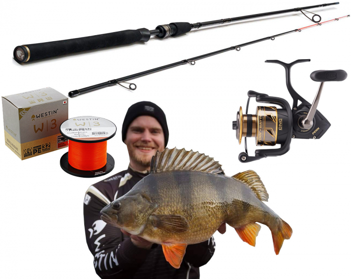 Daniel ''Mr Westin'' Nilsson' s Westin W3 Finesse Jig 2nd 7'3'' 5-20 gr Combo - Penn Battle 2500 i gruppen Fiskeset / Pro Staff & Kändisarnas Combos hos Örebro Fiske & Outdoor AB (Danne FinJig-Battle)